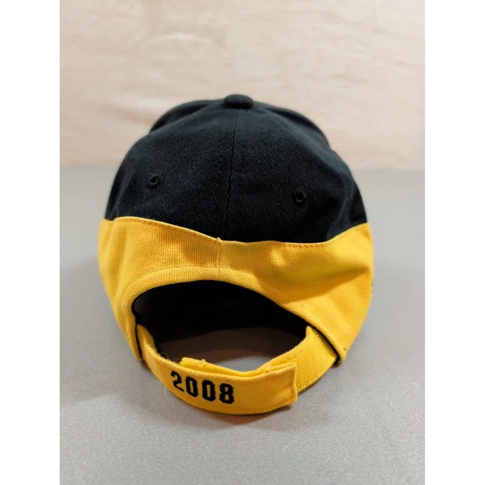 NASCAR Sprint Cup Series 2008 Racing Hat Black Yellow Embroidered Adjustable Cap